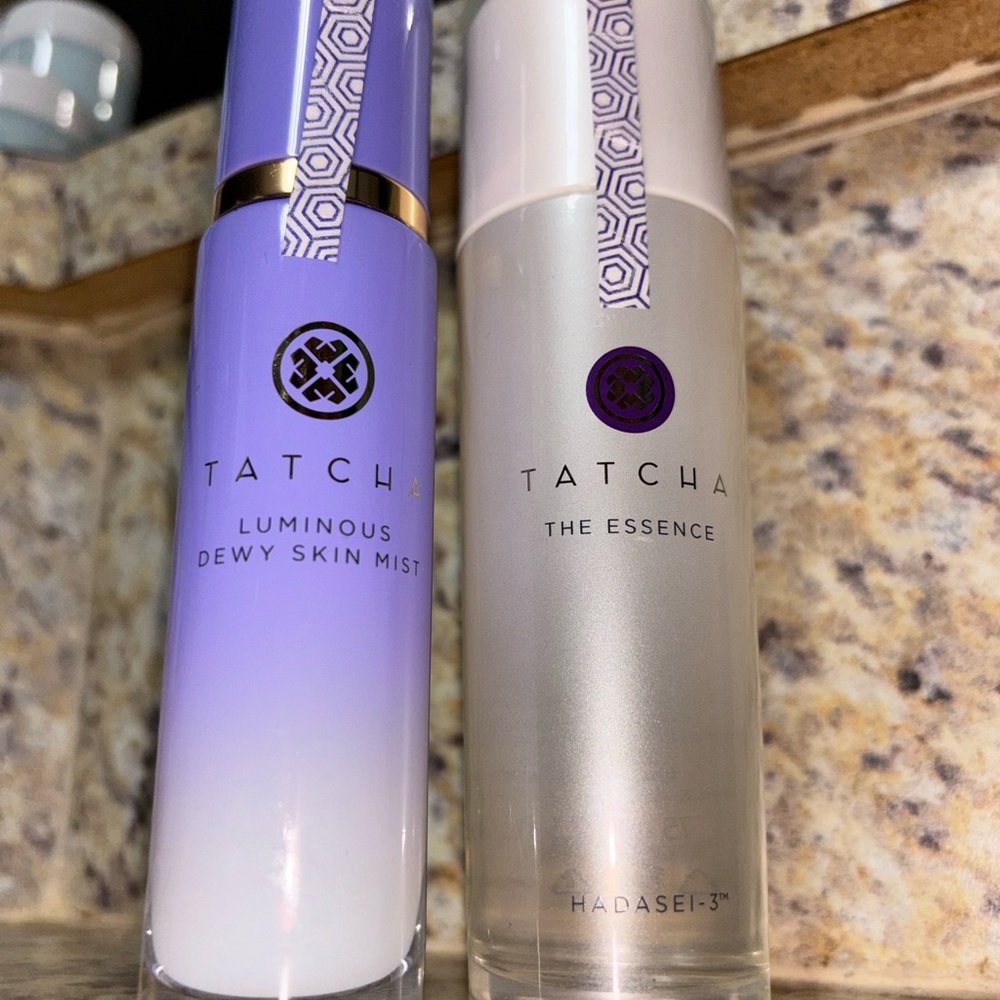 Tatcha Skincare Set - Purple and Silver